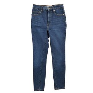 Everlane High Rise Ankle Jeans Womens Blue Stretch Denim Size 24